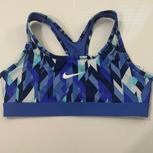 Blue Girls Nike Sports Bra